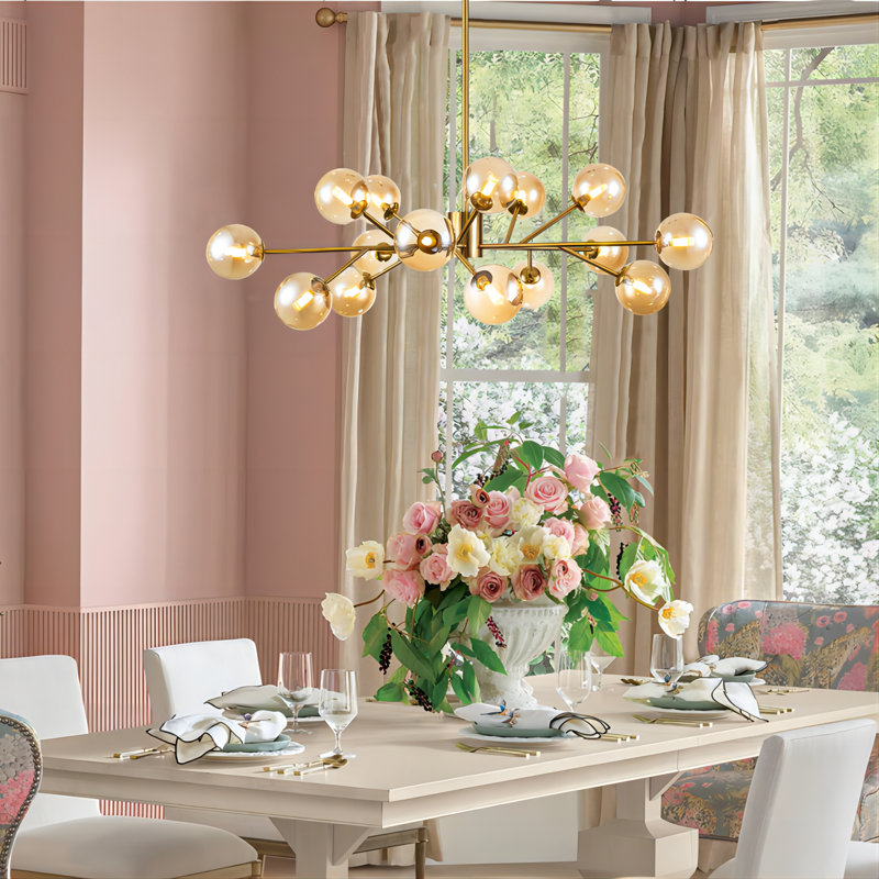 Wade Logan® Burness 15 - Light Sputnik Modern Linear Chandelier